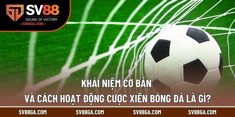 Khái niệm cơ bản và cách hoạt động cược xiên bóng đá là gì?